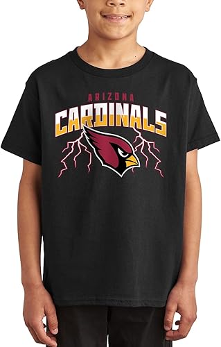 Miniatura 27 de Junk Food Camiseta para niños estándar x NFL Team Lightning con licencia oficial para niños