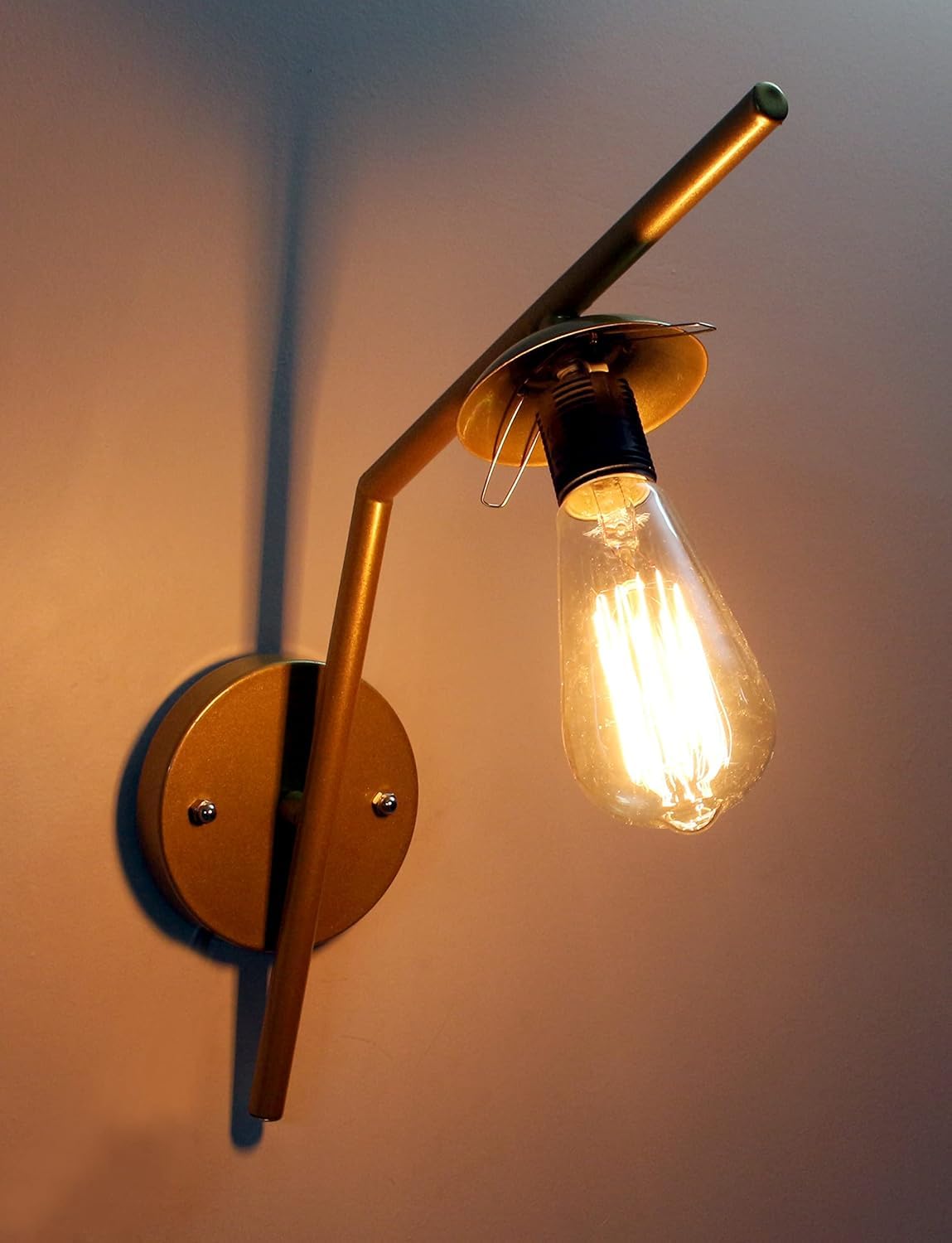Kinis Dark Brown Glass Wall Light - Modern Decor -25