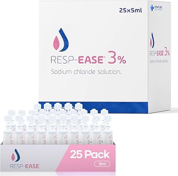 3% Saline Solution for Moisturizing of The Airways - Sodium Chloride 3% for Nose, Nasal Cleanse for Adults and All Ages - 125ml / 4.23 fl oz