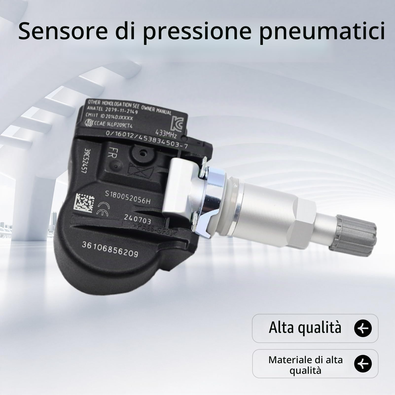 Sensore di pressione pneumatici RDKS TPMS Sensore di pressione pneumatici 36106881890 per F20 F21 F22 F23 F30 F34 F36 F45 F46 F80 F87 36106856209
