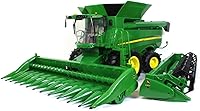 Vista 1 de TOMY Big Farm John Deere S690 Combine - Escala 1:16 - Incluye accesorios de cabezal de maíz y draper - Juguetes de granja con luces y sonidos