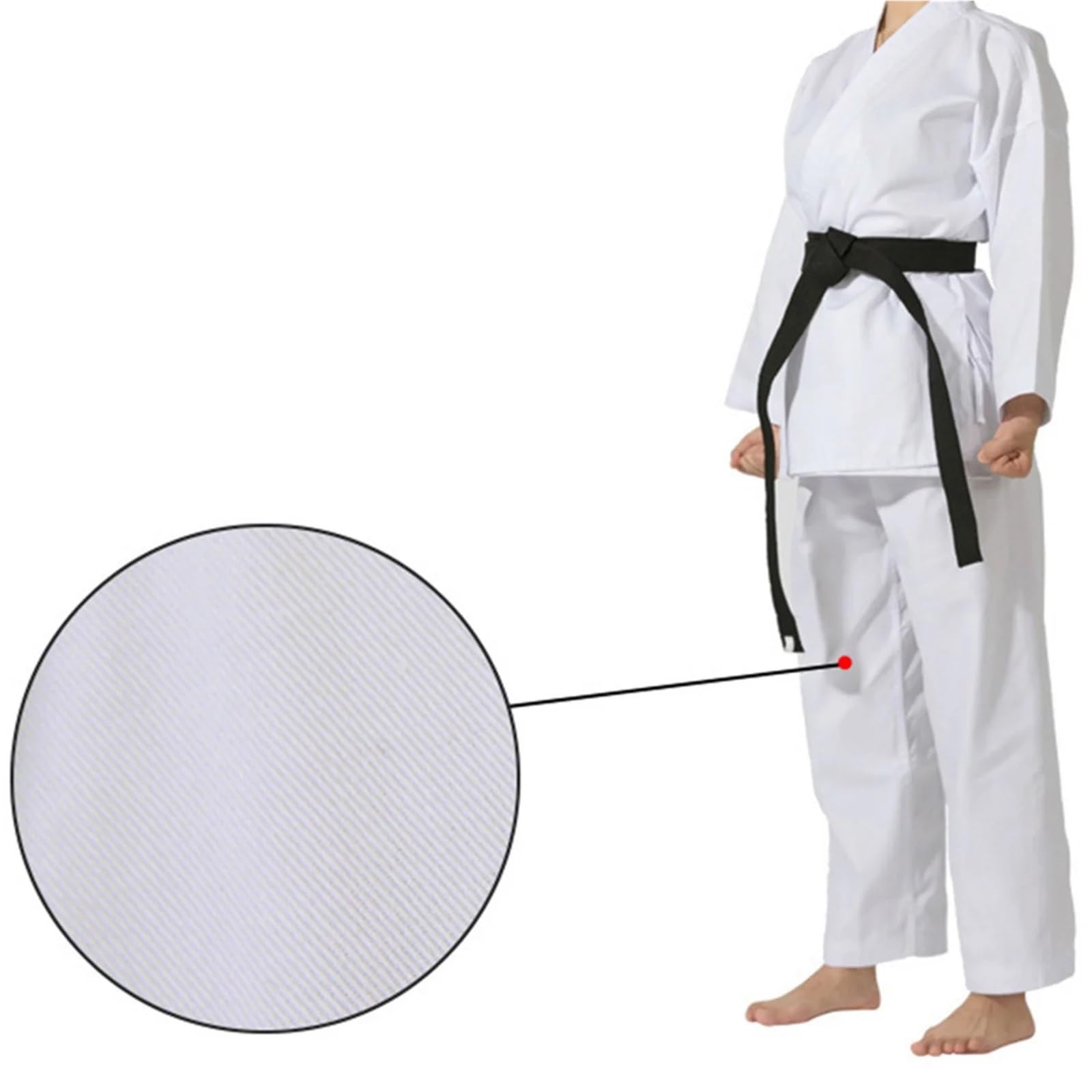 Traje de Karate for Adultos y niños, Traje de Taekwondo, Uniforme de Entrenador de Kungfu, Conjunto de Camisa y Pantalones de jujutsu for Hombres y Mujeres, Traje de Entrenamiento de Gimnasio