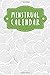 Menstrual Calendar: Journal for your menstruation to complete | Design: Abstract mussels