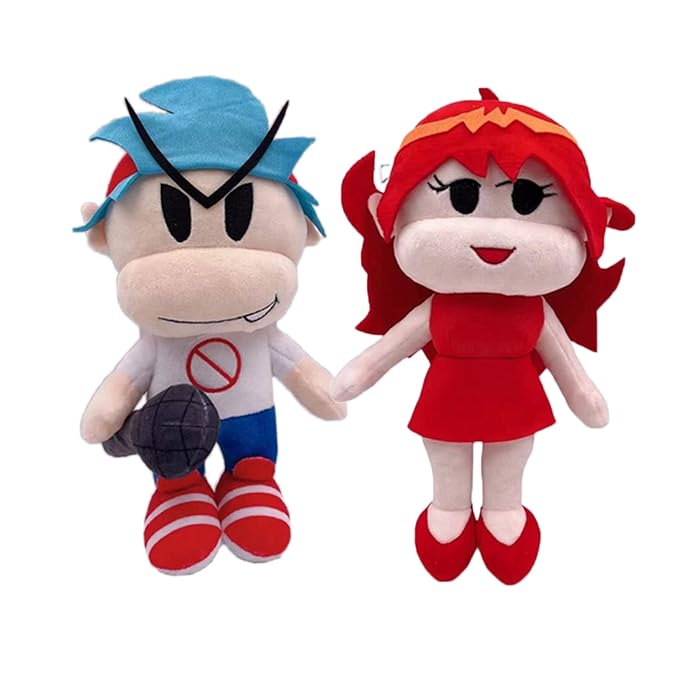 Buy Crasoldiers FNF Boyfriend & Girlfriend Plush Toy Friday Night