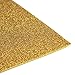 Homeford FNS000007392GOLD Glitter EVA Foam Sheet, 9-1/2" x 12", Gold