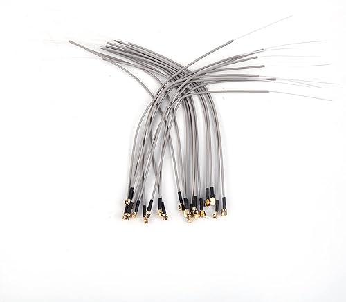 Milltrip Antena receptora de aviones ABS 2.4G compatible con puerto IPEX para Futaba FrSky receptor antena de repuesto