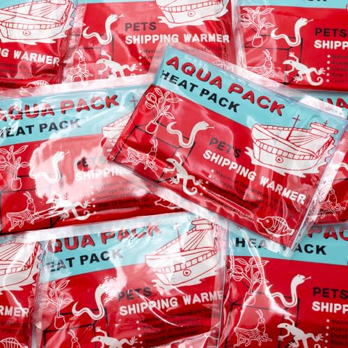 Terra Discount Aqua Pack 40 Stunden selbstgeklebend - Heat Pack für den Versand von Tieren und Pflanzen - Selbstklebende Wärmekissen (10 Stück)