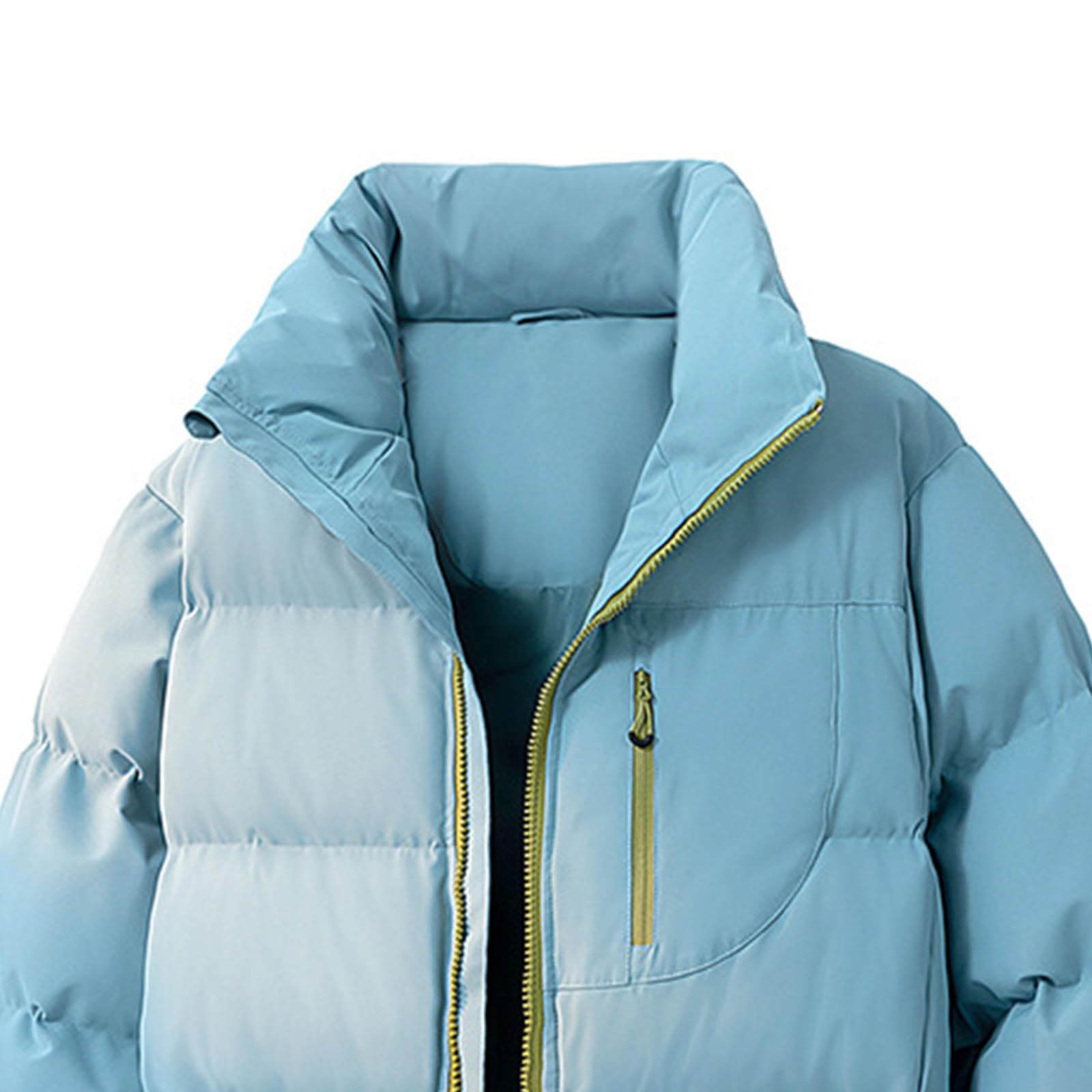 Abrigo Acolchado Chaqueta de Pluma Ultra Ligero Casual Abrigos para Uso Informal OtoñO Abrigo Compresible Chaqueta Plumon Antiviento Al Aire Libre para Hombre con Cremallera Bolsillos Múltiples