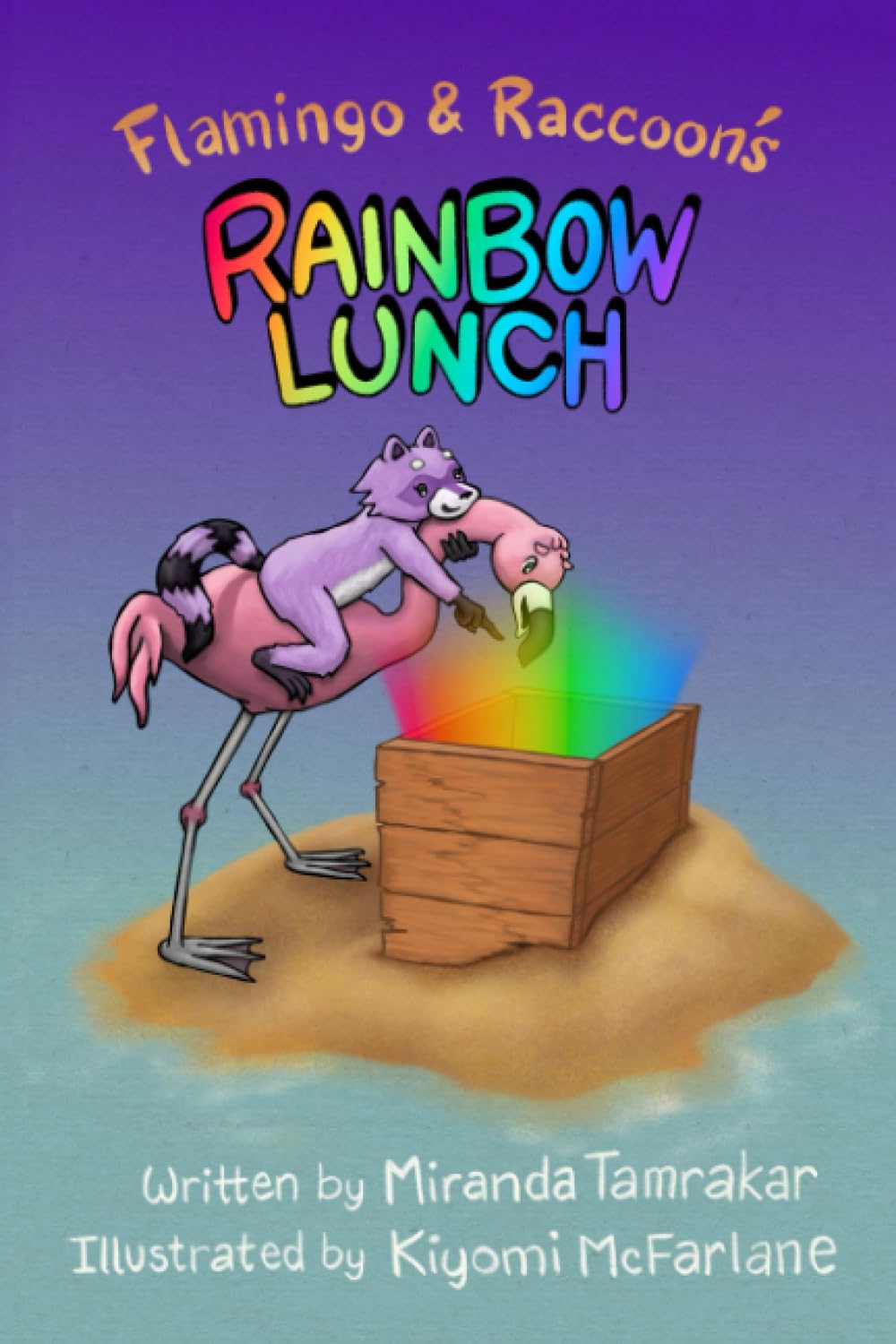 Flamingo and Raccoon's Rainbow Lunch