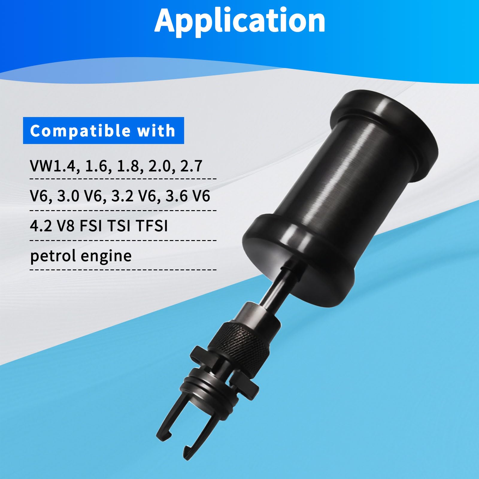 Kit de limpieza de inyector compatible con VW Audi 1,4 1,6 1,8 2,0 2,7 V6 3,0 3,2 3,6 4,2 V8 FSI TSI TFSI