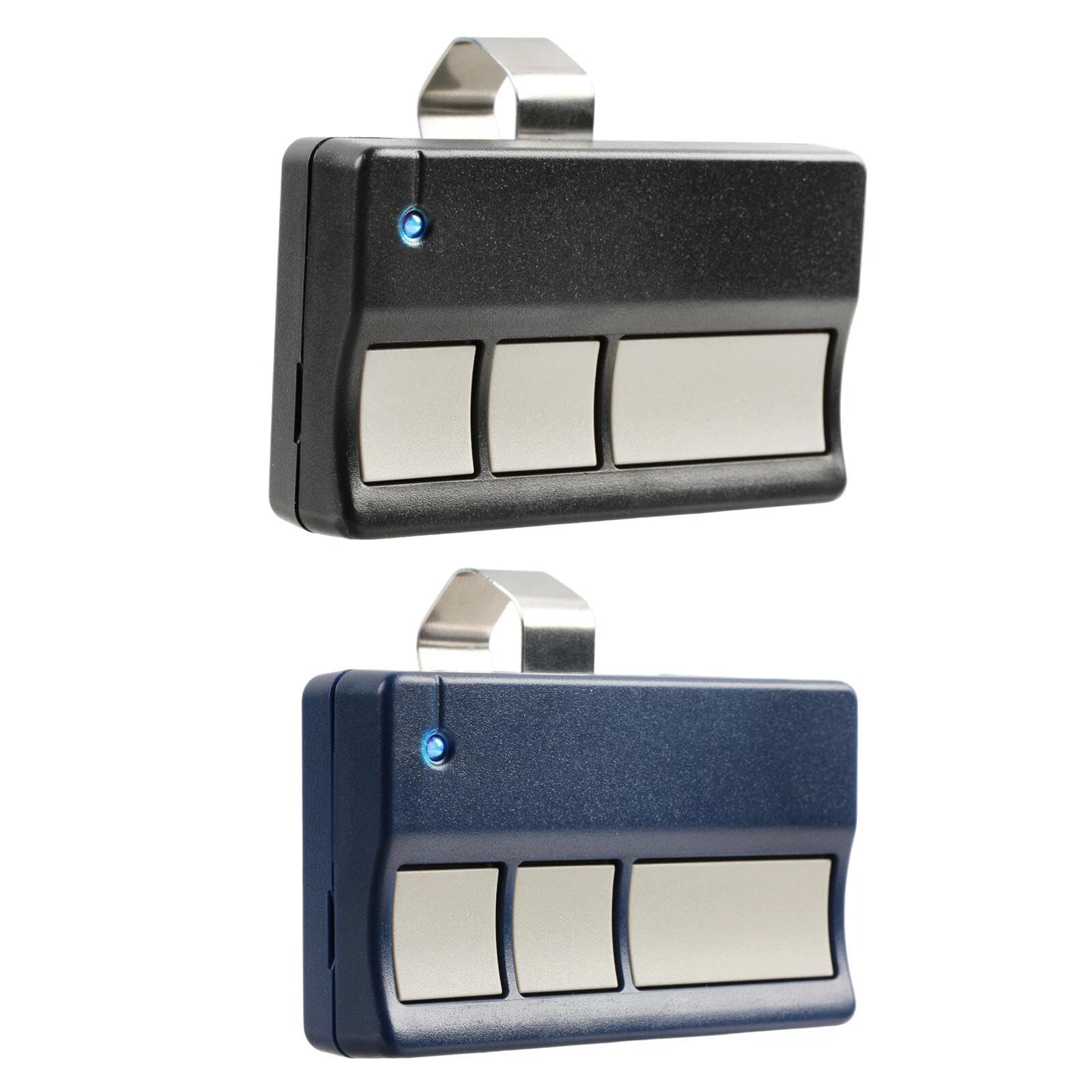 For 2 Replacement for 390mhz Car Garage Door Remote Black Blue