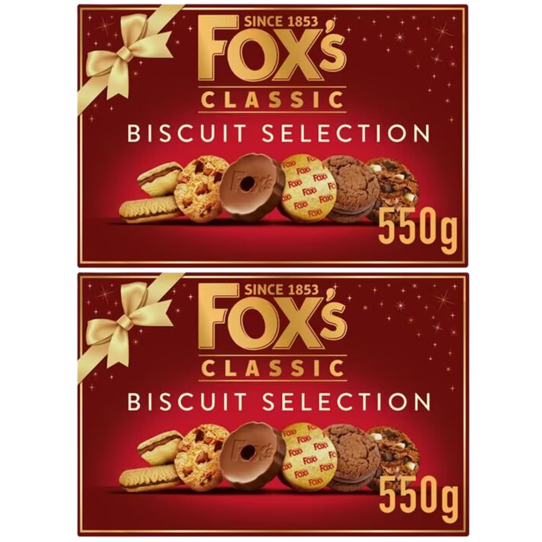 Fox's Classic Biscuit Selection 550g (2 Pack Bundle)