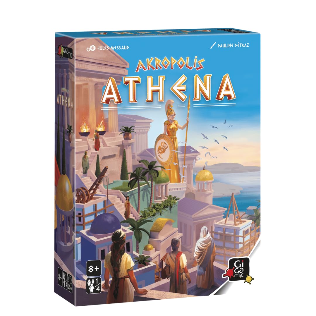 Akropolis: Athena | Expansion for Mensa Select Strategy Game for Teens and Adult | Ages 8+ | 2 to 4 Players | 25 Minutes
