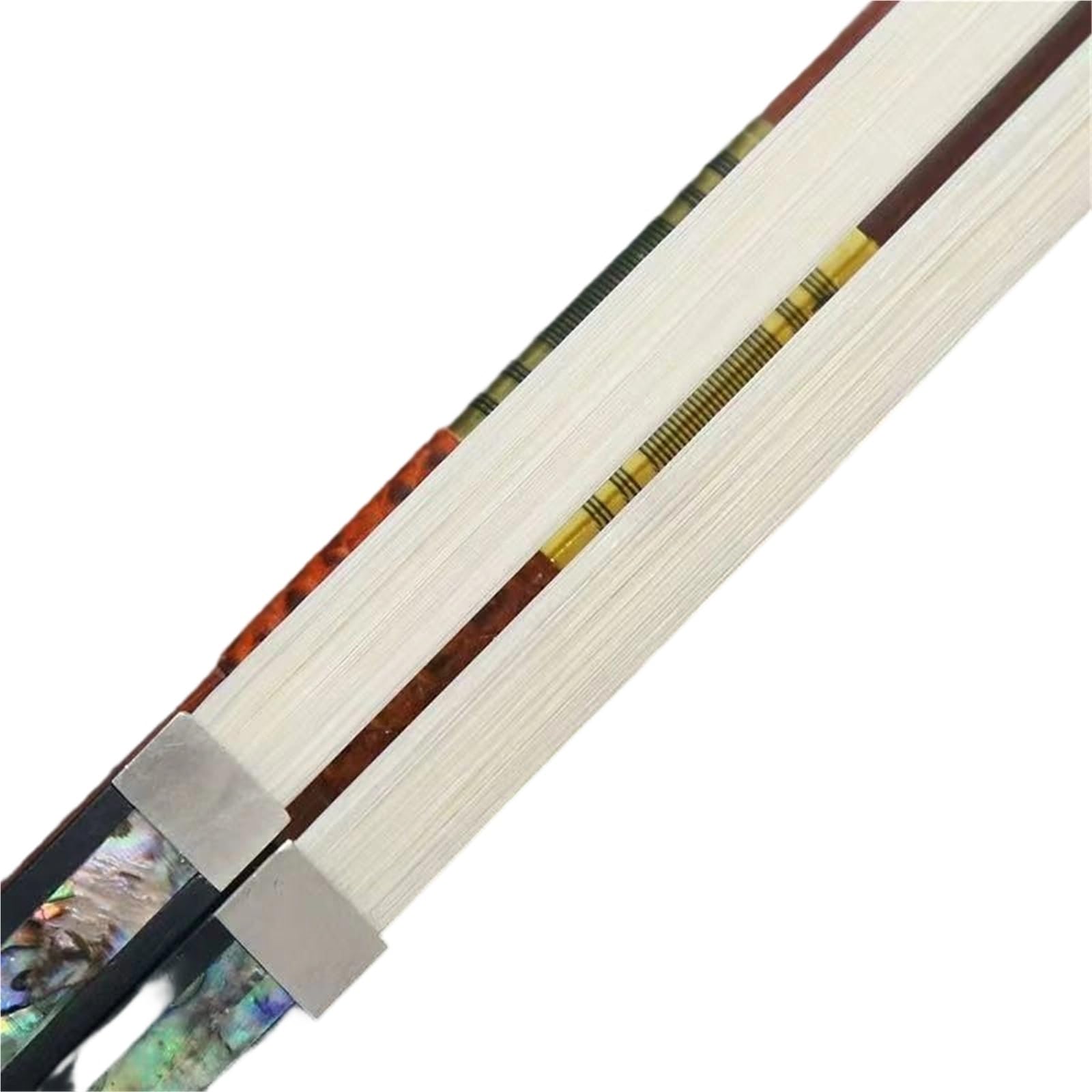 Arcos De Violín Profesionales Arco De Violín Fabricado En Crin Natural Sándalo Graduado Y Alto Rendimiento(1/2)