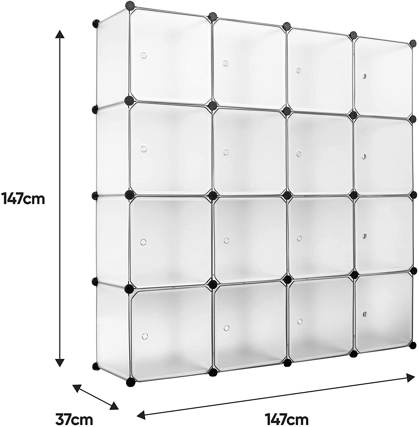 Buy Bright & Homely 16 Cubes Storage Cube Wardrobe Combination Armoire