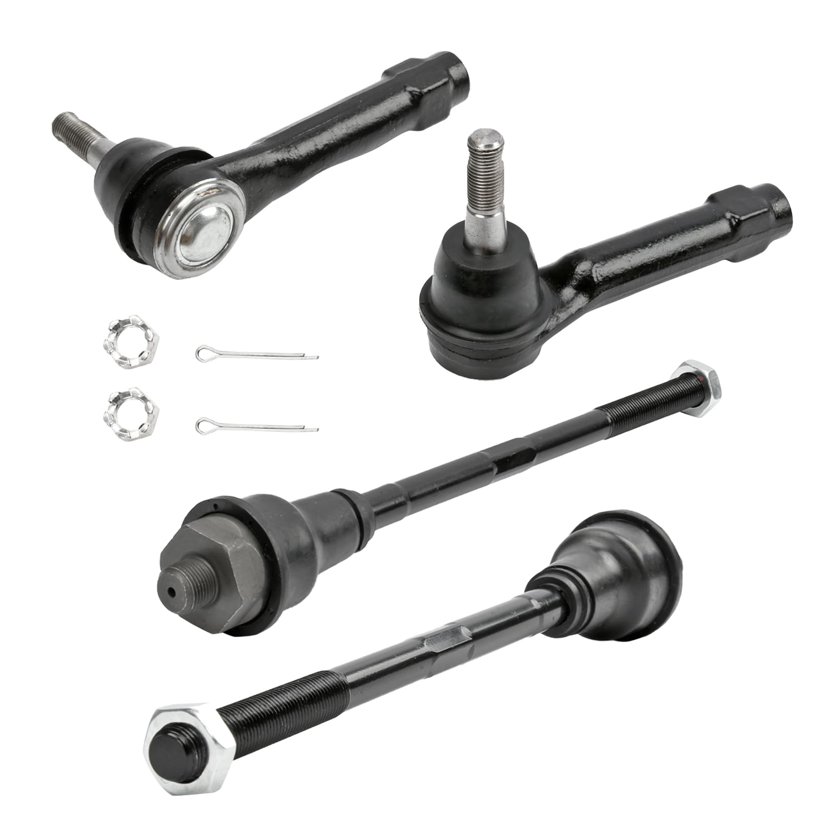 Motorman 4pcs (2) ES3488+(2) ES3493 Front Inner&Outer Tie Rod End Link for 1999-2006 SILVERADO 1500,2001-2004 TAHOE,2000-2006 YUKON