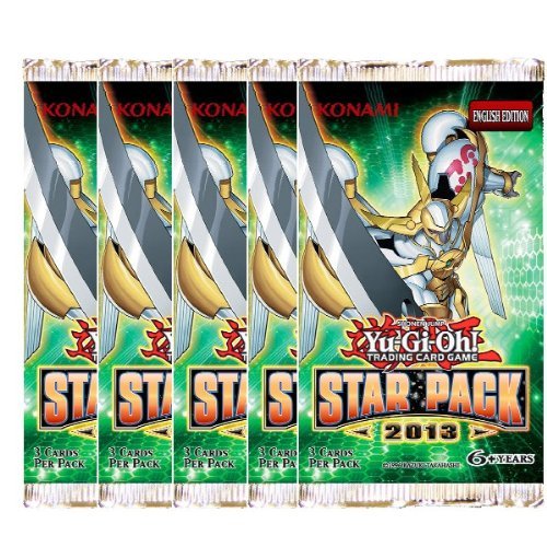 Amazon.com: Yu-Gi-Oh! Star Pack 2013 Lot of 5 Booster Pack : Toys & Games