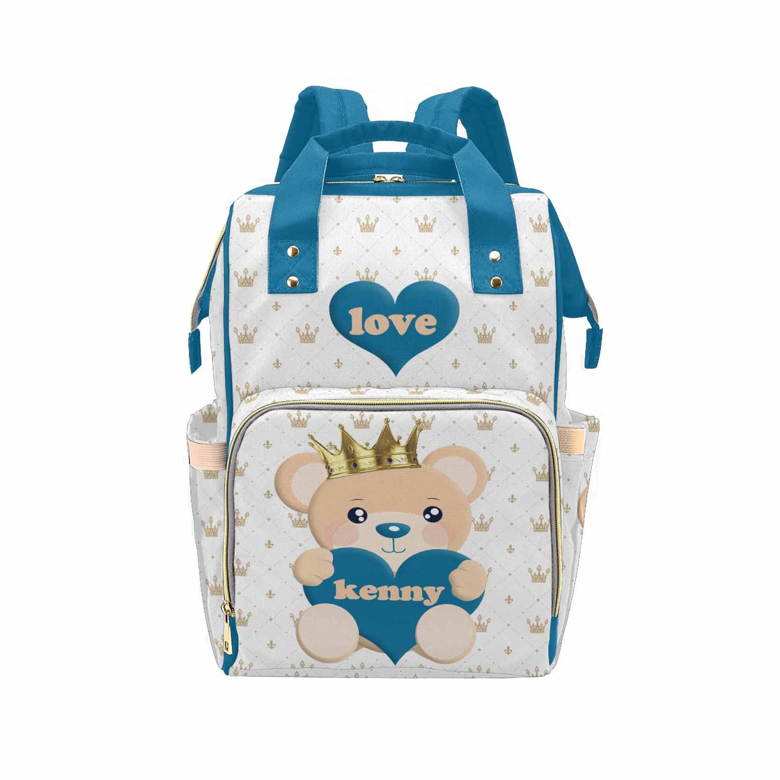 Newcos Name Diaper Bag Backpack for Outside Daily Use,Customized Nursing Mommy Daypack with Large Capacity Nylon Backpack for Birthday Mother's Day