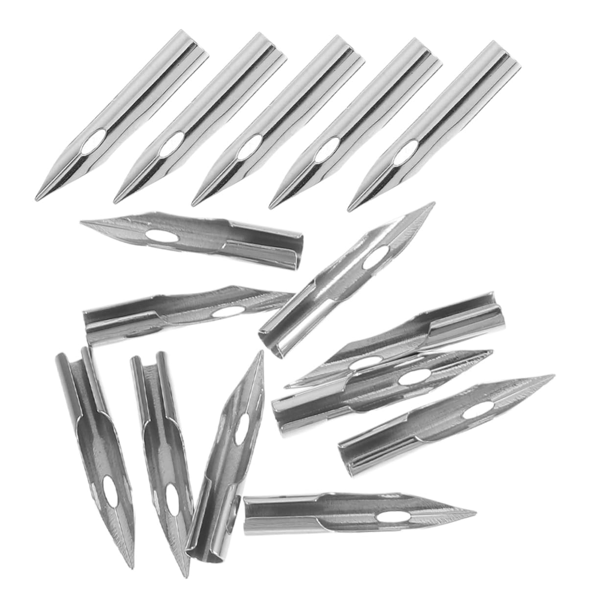 ULDIGI Fine Line Drawing Pen Nibs 15 Pcs Metal Calligraphy Nibs 0.28mm Smooth Writing Tips for Artists