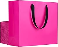 Vista 39 de EUSOAR Bolsas grandes de papel de papel para regalo, 12 bolsas de papel kraft de 12.5 x 4.5 x 11 pulgadas con asas a granel, para venta al por