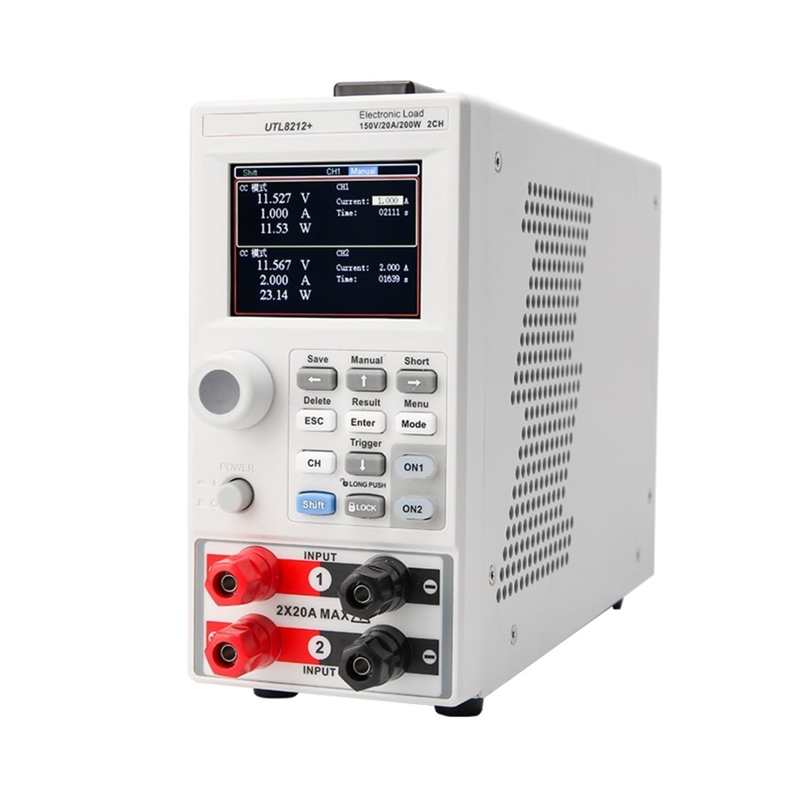 20A Programowalny tester obciążenia elektronicznego DC | Zapewnia programowalny test obciążenia, czytelny ekran cyfrowy; idealny do akumulatorów, zasilaczy i laboratoriów.