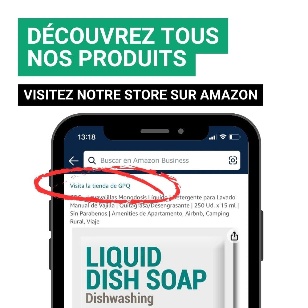 Liquide Vaisselle en Monodose | Dégraissant | 250 unités x 15ml