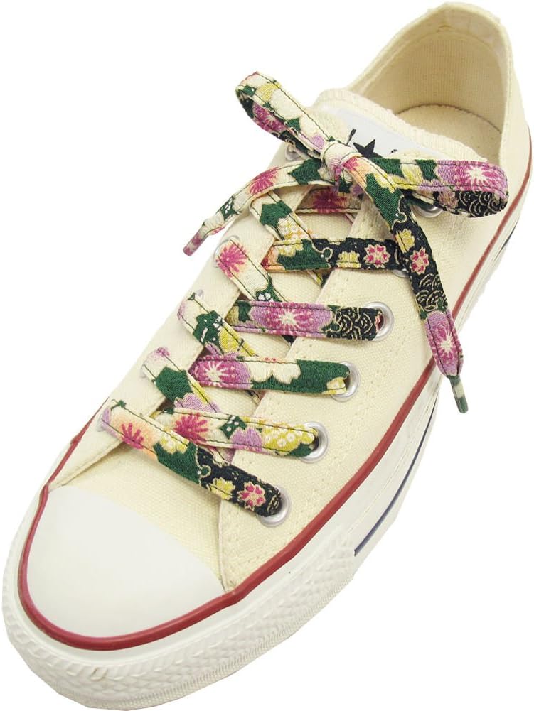 Japanese Chirimen Shoelaces for Sneakers 117cm 46inch