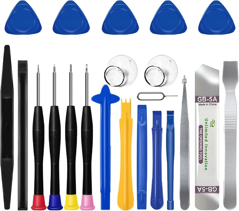 EFAITHFIX 22 in 1 Repair Tool Kit, 22-Piece Opening Pry Tool Screwdriver Set, Electronics Magnetic Precision Screwdriver Set for iPhone,iPad,Computer,Cell Phone,Laptop,Tablet,MacBook,Watch,Camera, etc