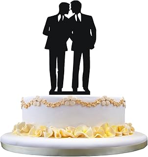 Gay Wedding Cake Topper Groom to Groom Cake Topper for Men