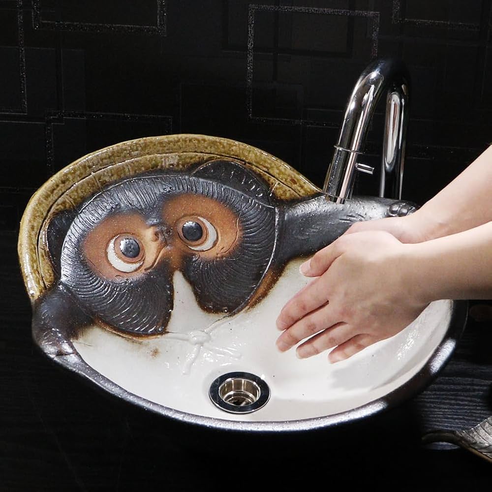 Amazon | 洗面ボウル 陶器 おしゃれ 手洗い鉢 和風 陶器洗面