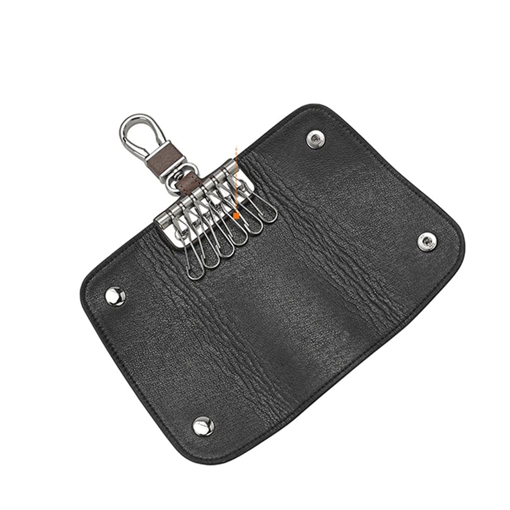 Rimani organizzato ed Elegante con Un Porta Carte in Pelle Fatto a Mano, Portachiavi retrò, Perfetto per Le Donne Sempre in Movimento