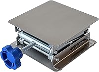 Vista 8 de Stainless Steel Lab Jack Stand Table Lift Laboratory Mini Scissor Lift Jack 4" x 4