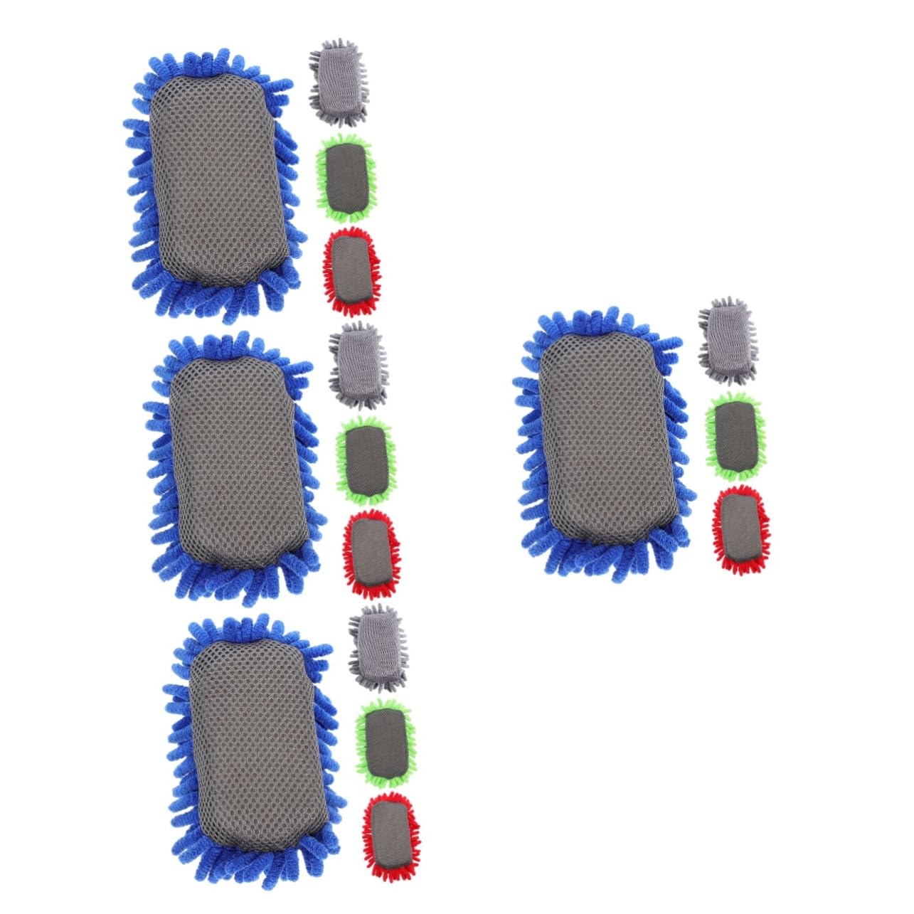 Operitacx Pizarra Reutilizables De Chenille De Accesorios De Oficina Portátiles Para Limpieza 4 Piezas X 4