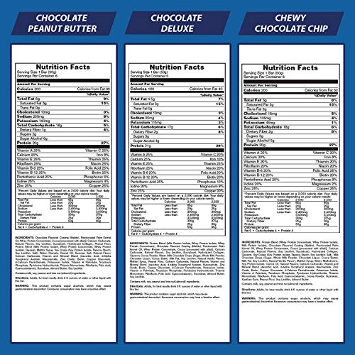 Pure Protein Bars, High Protein, Nutritious Snacks to Support Energy, Low Sugar, Gluten Free