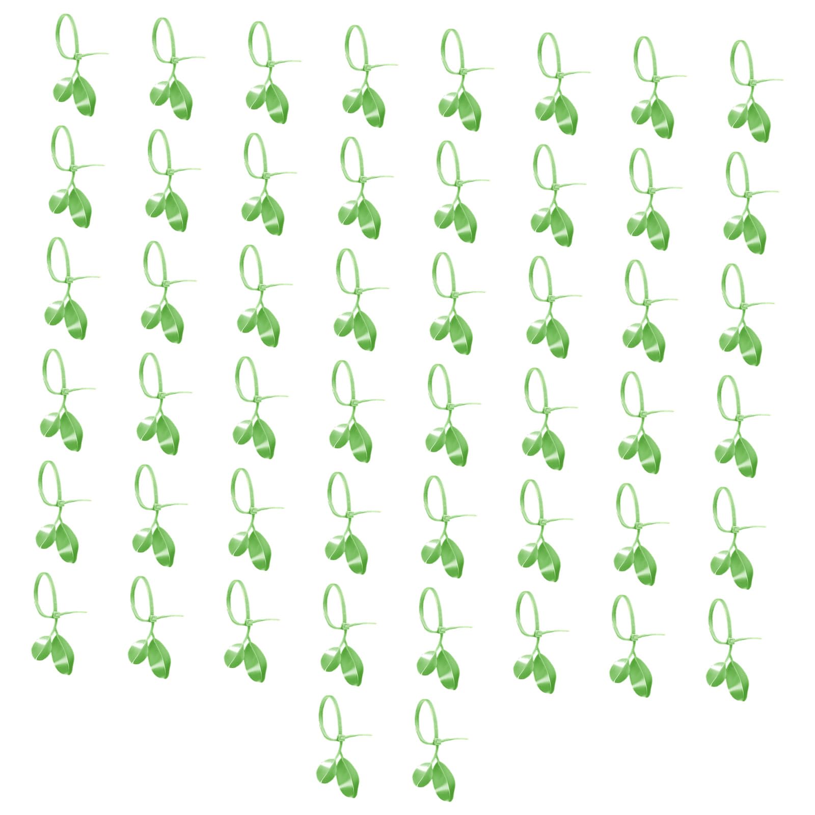 Hsioluted 50 Pieces Auto Locking Zip Ties Leaves Shape For Versatiles Applications In Gardens Cable Management And Craft Multifunctional Auto Locking Cable Ties