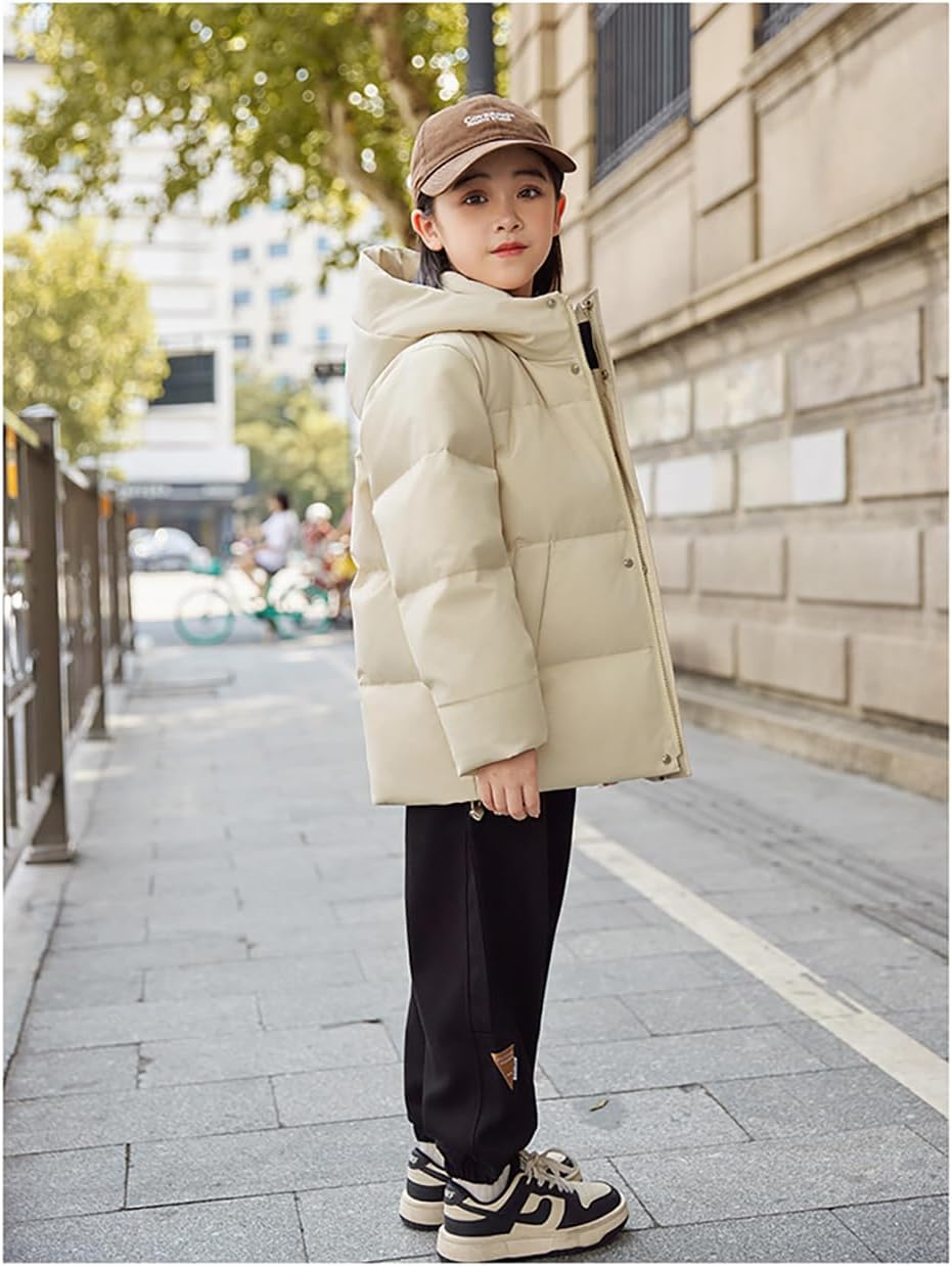 PeaBaby] ダウンコート 子供 キッズ ジュニア 防寒 ダウンコート 子供服 女の子 男の子 ダウンジャケット ロング 通学 キッズ 防寒 秋冬  ジュニア アウター 秋冬 通園 アウトドア キッズジャケット 防寒 保温 (JP, 身長, 160, ブラック) | コート・ジャケット 通販 [PeaBaby] キッズ ダウンコート 女の子 男の子 ダウンジャケット キッズ 中綿コート ロング アウター 通学 防寒 秋冬