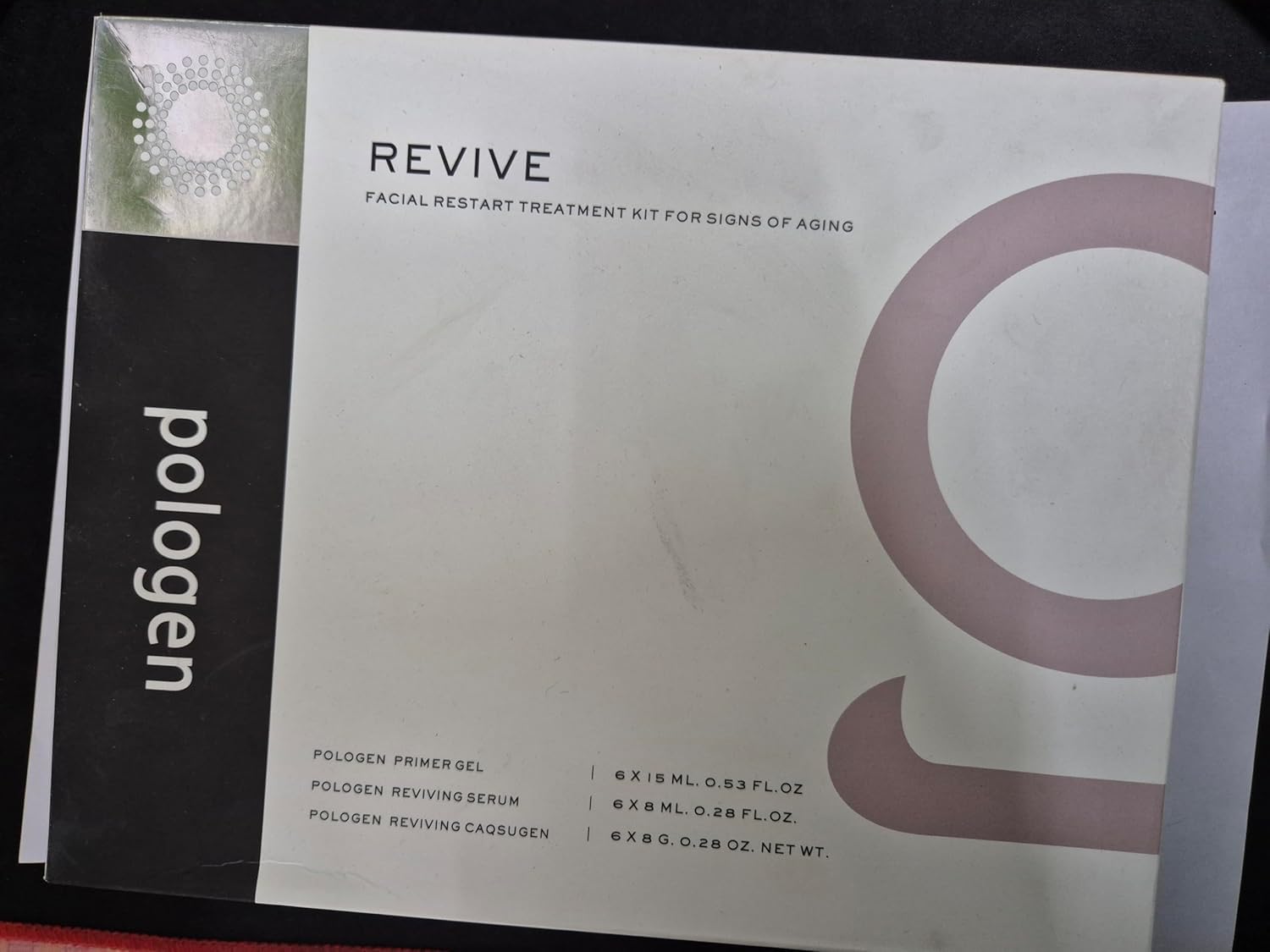 4beauty Therapy New OxyGeneo Oxygen Facial CO2 Therapy Machine, Geneo Type Pods, Home Facial, 6 Pods, 6 Primer Gel, 6 Serum After Treatment (NEW FORMULA less foam) (Revive)