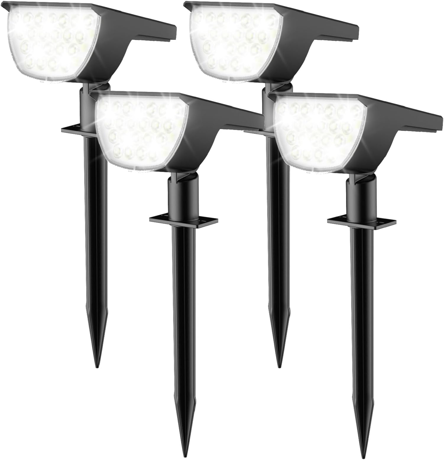 LED Spotlight Outdoor,Low Voltage Landscape Lighting IP65 Waterproof With US Plug, 3000K Warm White Outdoor