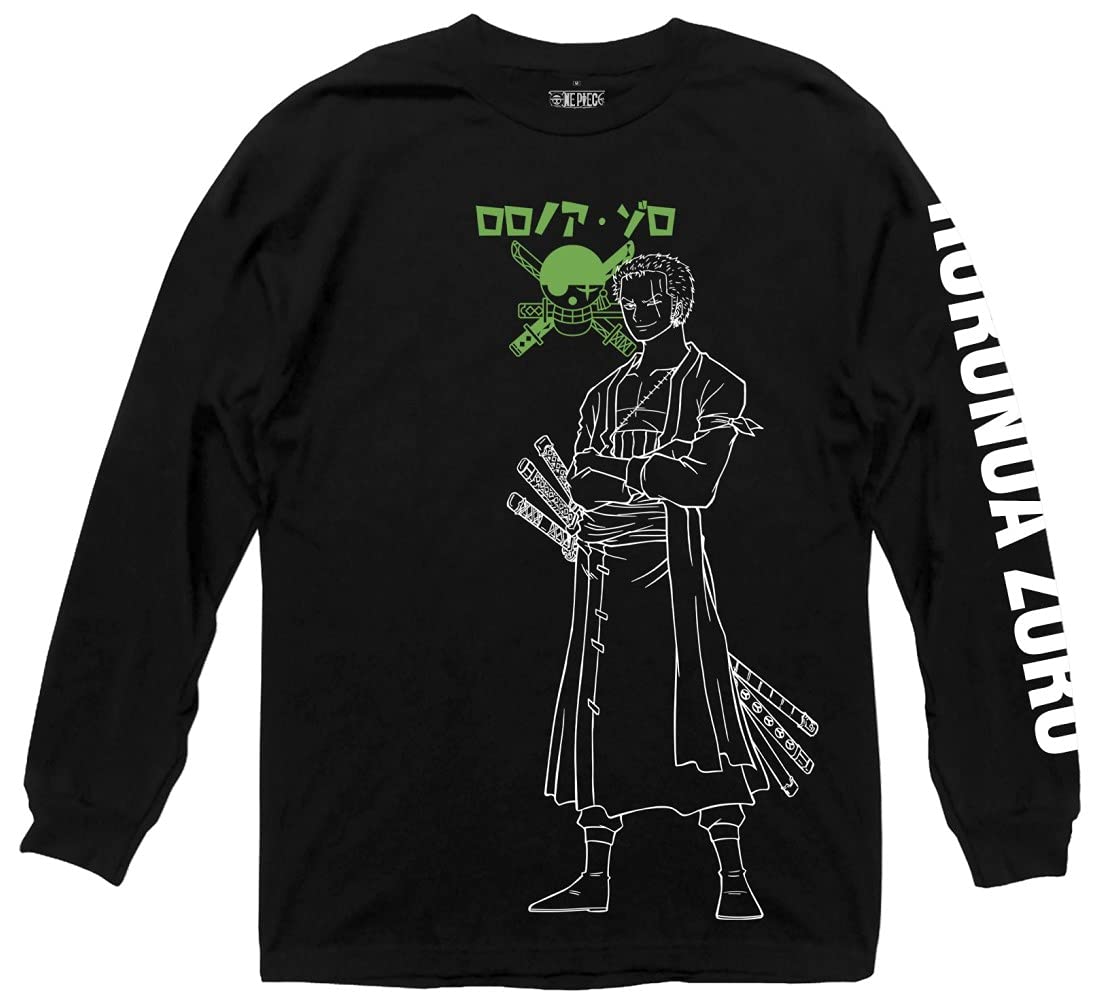 One Piece Zoro Long Sleeve T-Shirt - Small