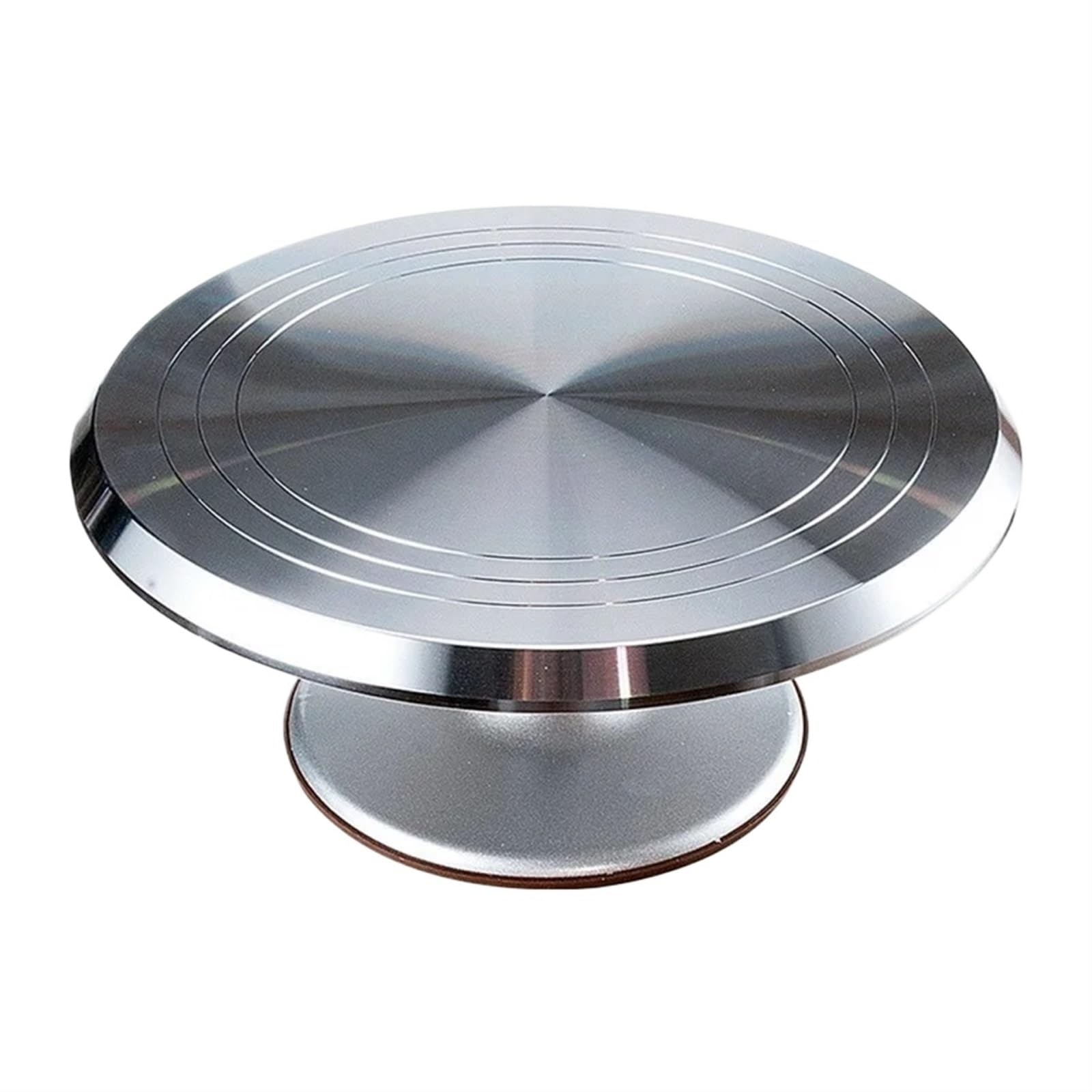 Plateau tournant à gâteau antidérapant en aluminium de 9 pouces, support rotatif for décoration de gâteaux, table rotative for cuisine, bricolage, outils de pâtisserie pour Cupcakes, pâtisseries et dé