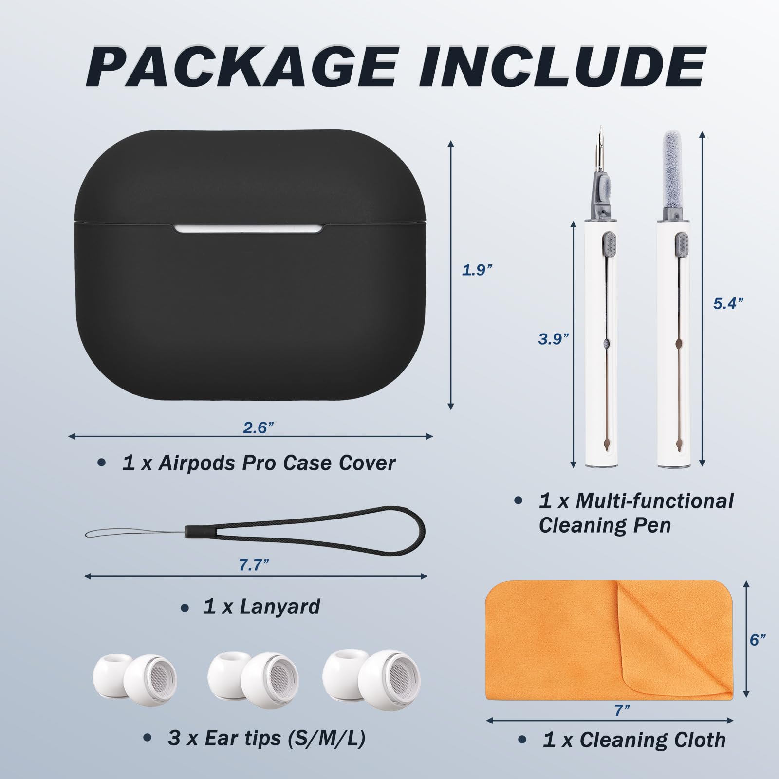 Amazon | Airpods Pro 第2世代ケースカバー 完全保護 ソフトシリコン
