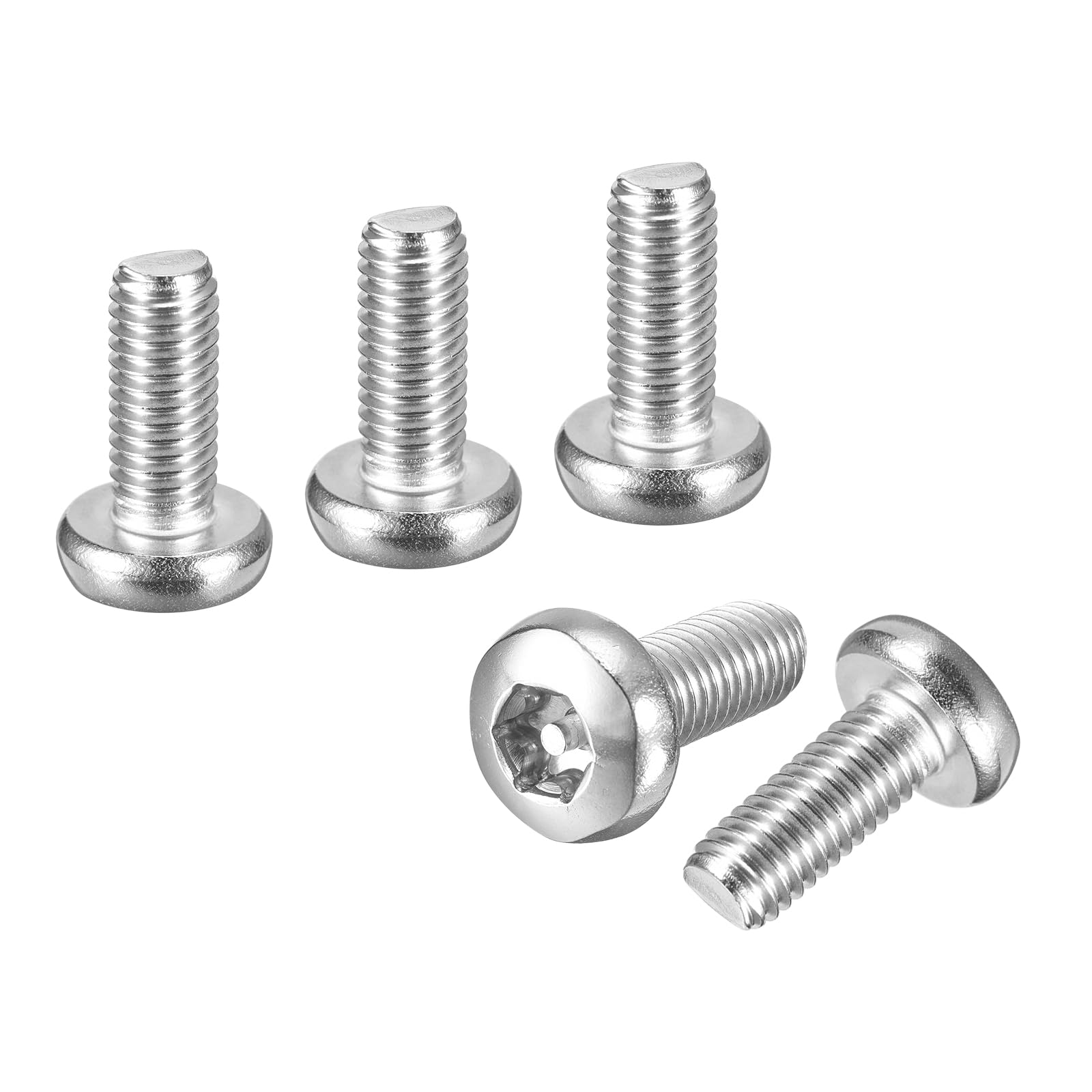 DTGN M8x20mm Pan Head Torx Security Screw, 20Pack, Good for Machinery