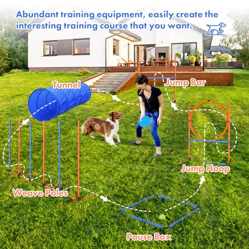 Uppallant Dog Agility Course Backyard Set thumb #1