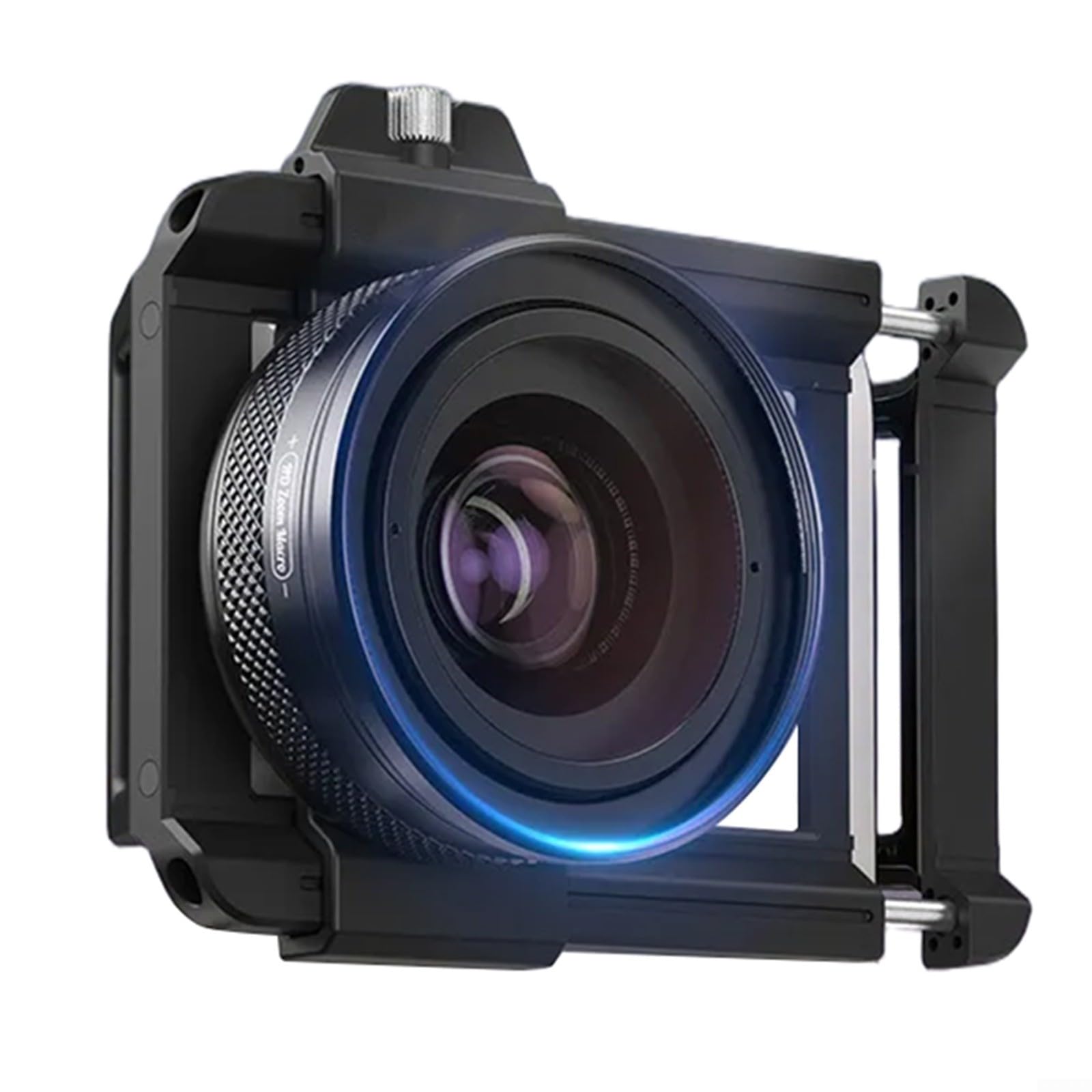 Teleobiettivo per smartphone, obiettivo macro DSLR con grande apertura F1.05, distanza di messa a fuoco 15-45 mm, ingrandimento 10-20x, oltre il 99% degli smartphone, lega di alluminio, rivestimento