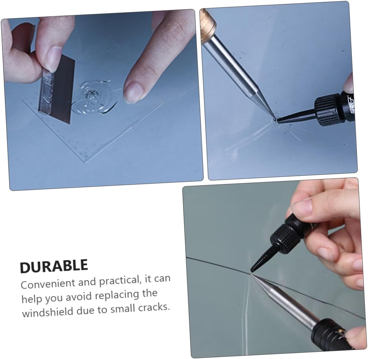 Glass Repair Fluid Kit Windscreen Repair Tool Windscreen Kit Window Crack Fast Easy