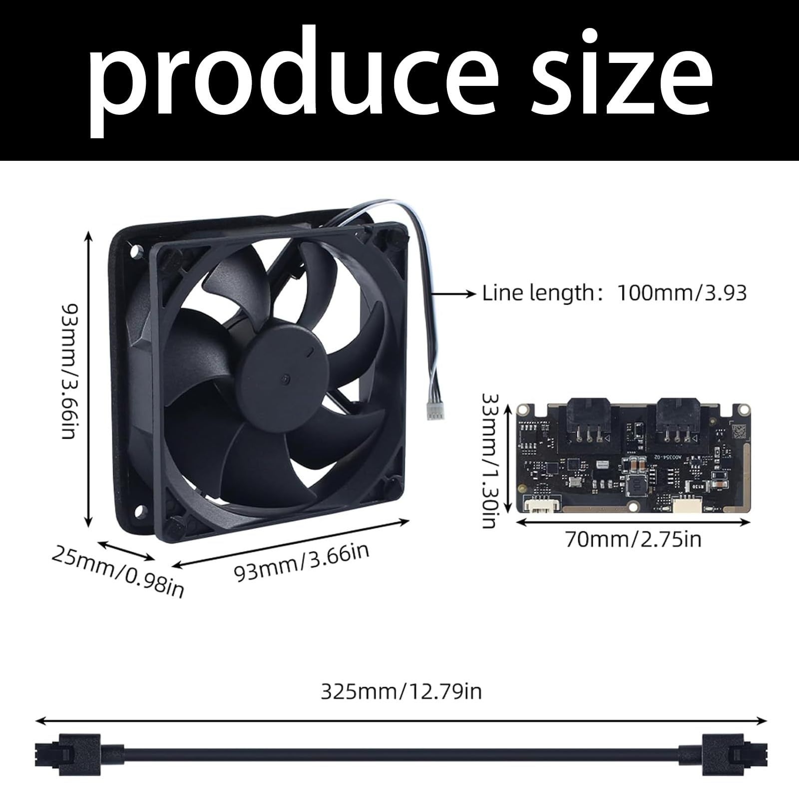 Ventilador de escape para impresoras 3D P2S, placa trasera dedicada | Eliminación de humos y purificación automática, y purificación de aire posterior al procesamiento
