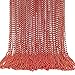 GIFTEXPRESS 72 pack of 33 Mardi Gras Beads Necklace, Metallic Red Beaded Necklace, Mardi Gras Throws, Party Beads Costume Necklaces