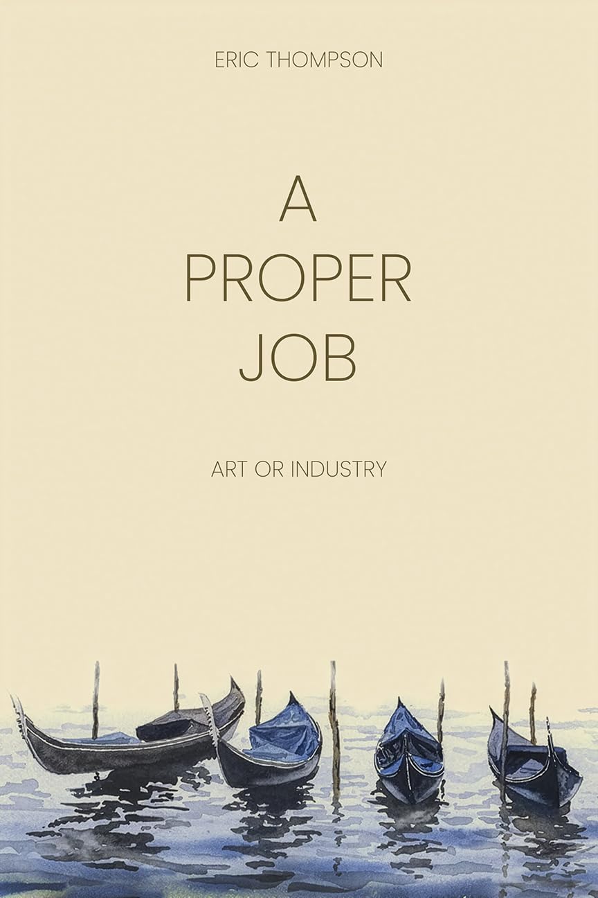 A Proper Job Art or Industry livre culture anglophone pour enrichir votre bibliothèque