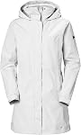 Helly Hansen Women's Aden Waterproof Windproof Breathable Long Length Packable Hood Rain Coat Jacket