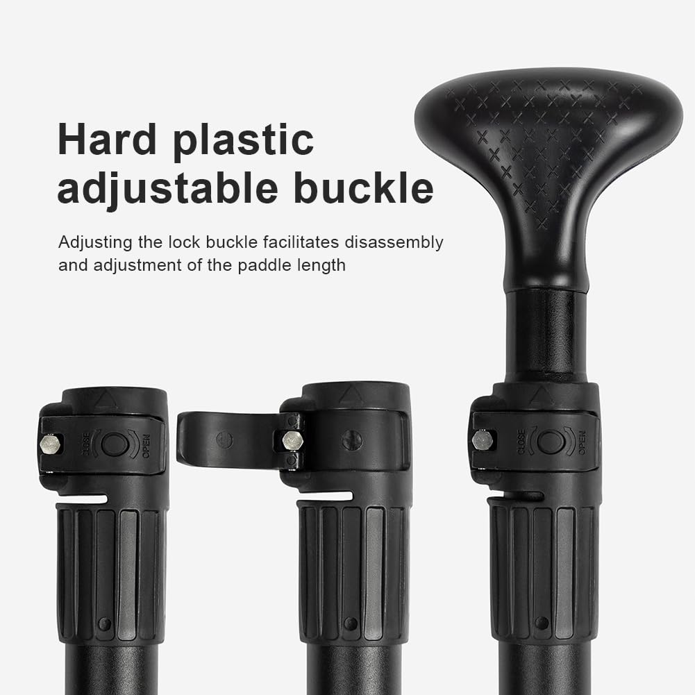 Pagaie for Kayak Pagaia SUP Staccabile in 3 Pezzi Leggera Lunghezza Regolabile Stand Up Paddleboard Pagaie in Lega di Alluminio SUP Remi for Barca da Surf Paddle for Canoa Gommone